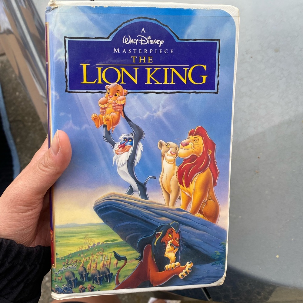 Original masterpiece The Lion King VHS tape 1995